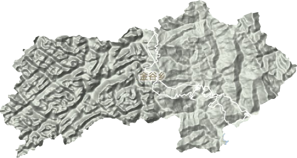 金谷鄉(xiāng)地形圖