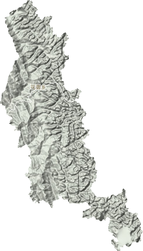 花香鄉地形圖