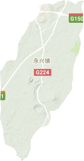 永興鎮地形圖