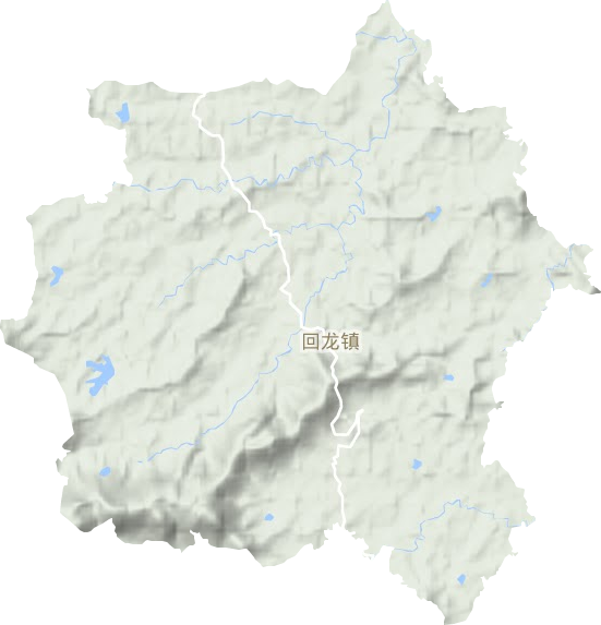 回龍鎮地形圖