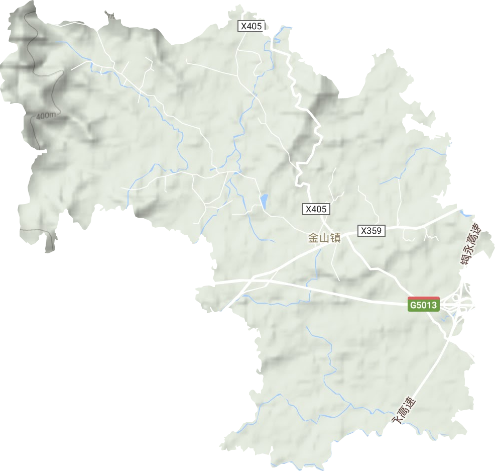 金山鎮地形圖