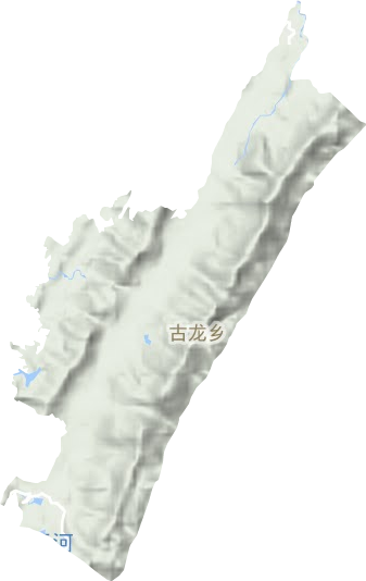 古龍鎮地形圖