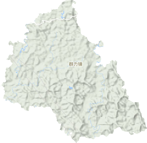 群力鎮(zhèn)地形圖