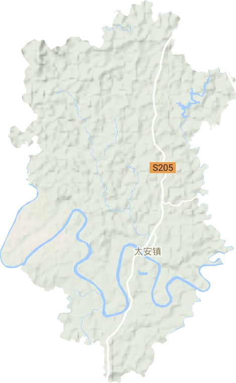 太安鎮地形圖