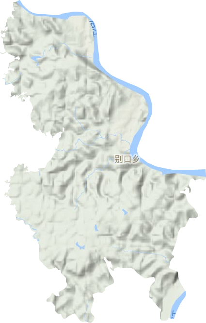 別口鎮地形圖