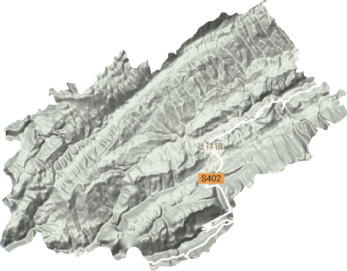 吐祥鎮地形圖