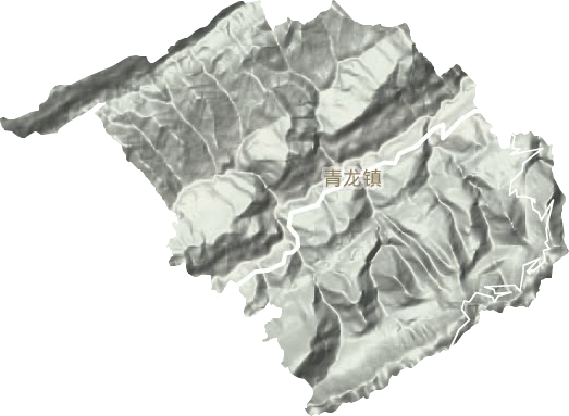 青龍鎮(zhèn)地形圖