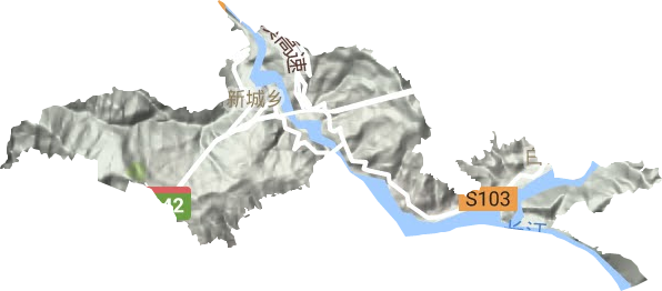白帝城風景區管理委員會地形圖