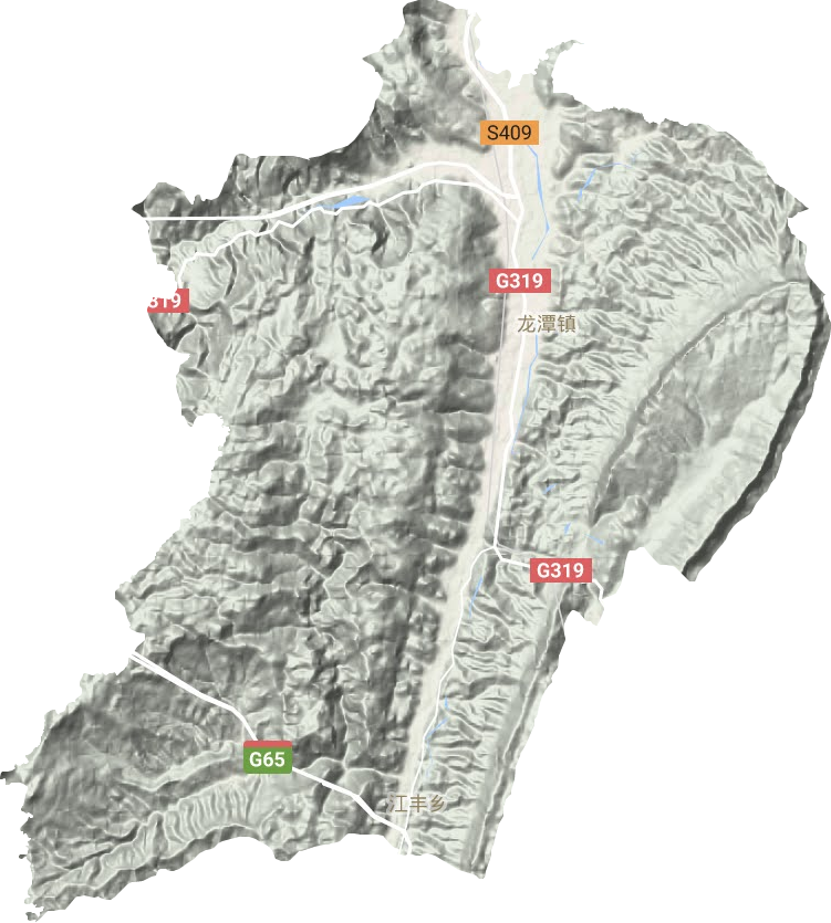 龍潭鎮地形圖