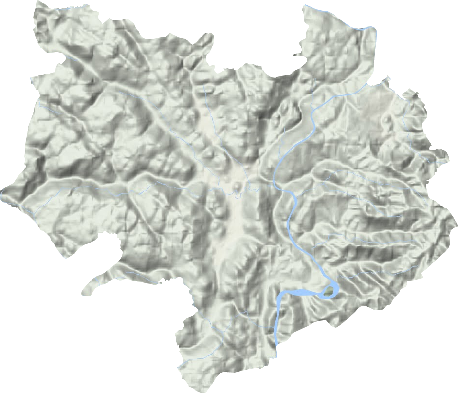 酉水河鎮地形圖