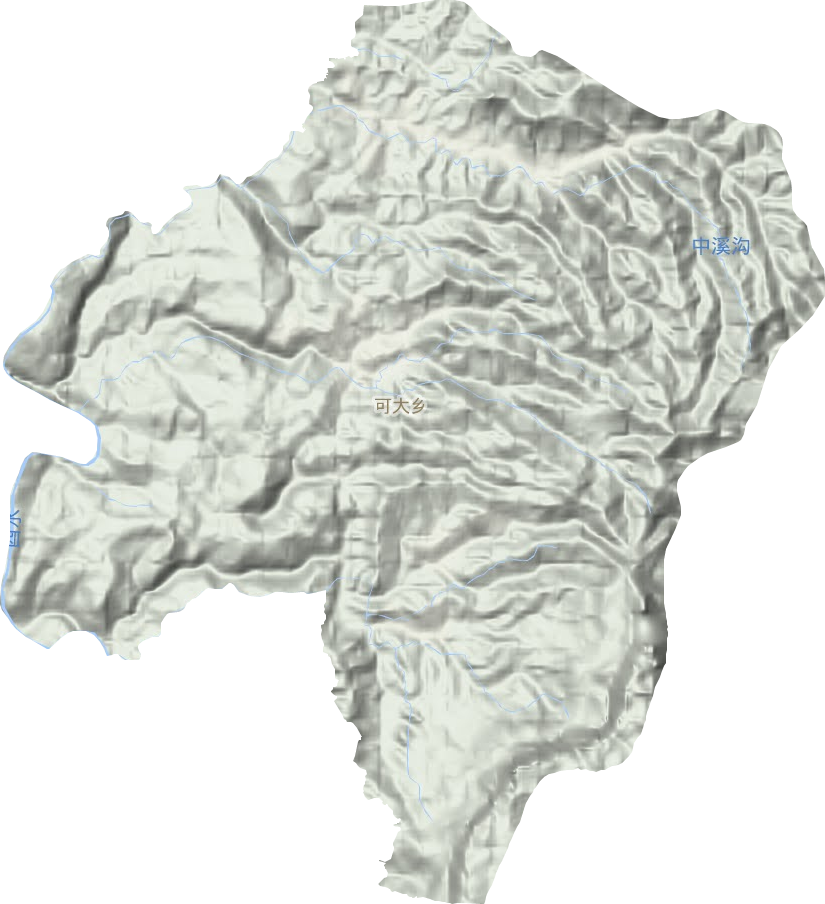 可大鄉地形圖