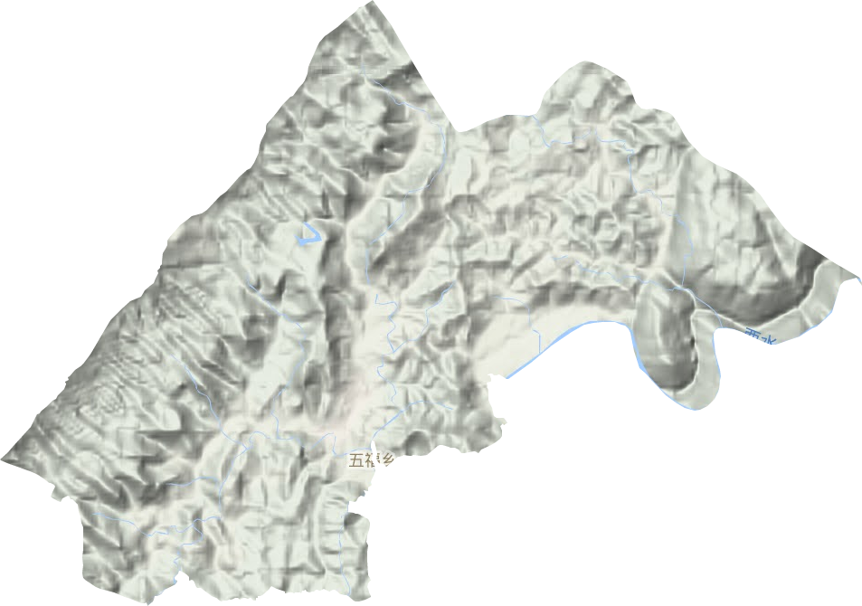 五福鄉地形圖