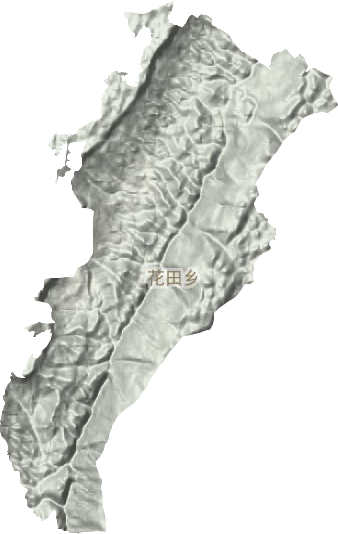 花田鄉地形圖