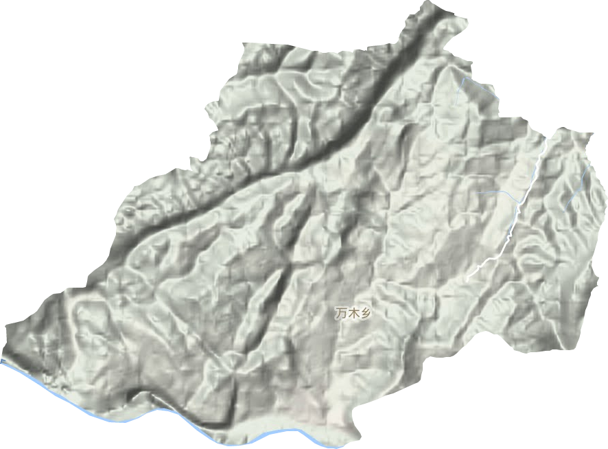 萬(wàn)木鄉(xiāng)地形圖