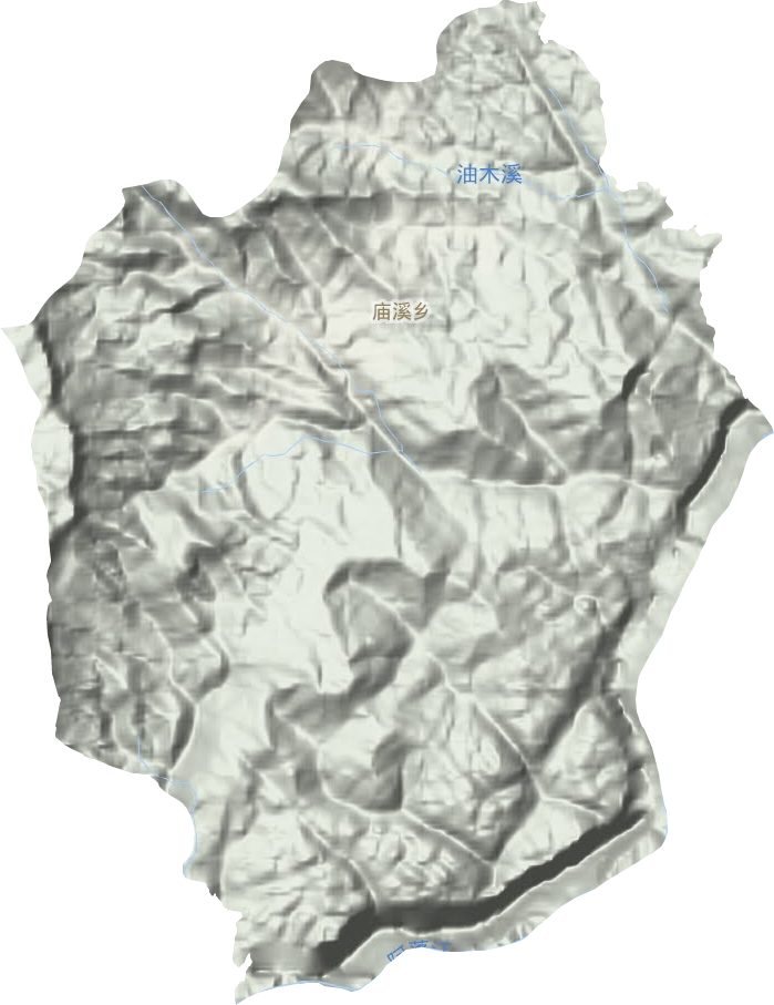廟溪鄉地形圖