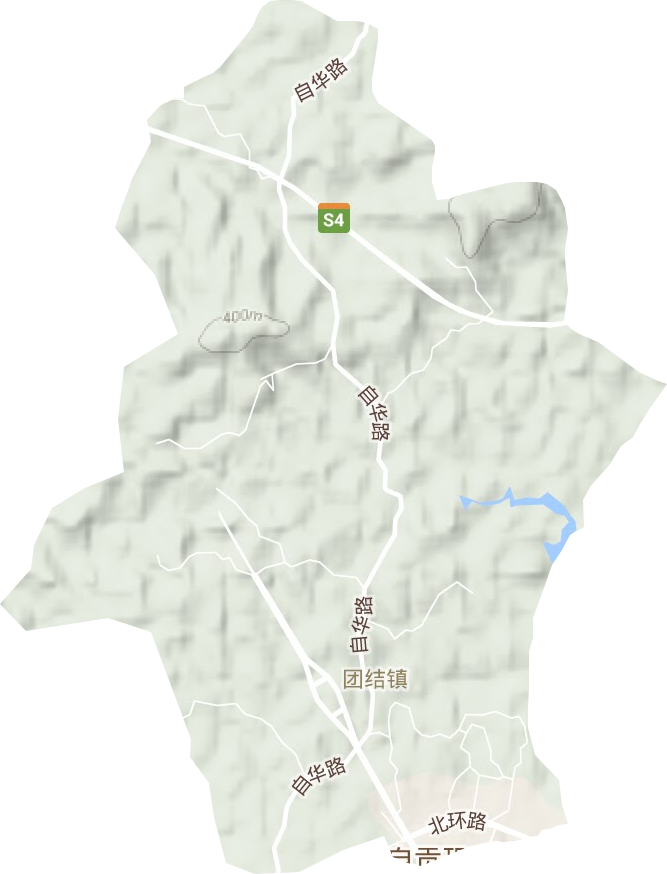 團結鎮地形圖