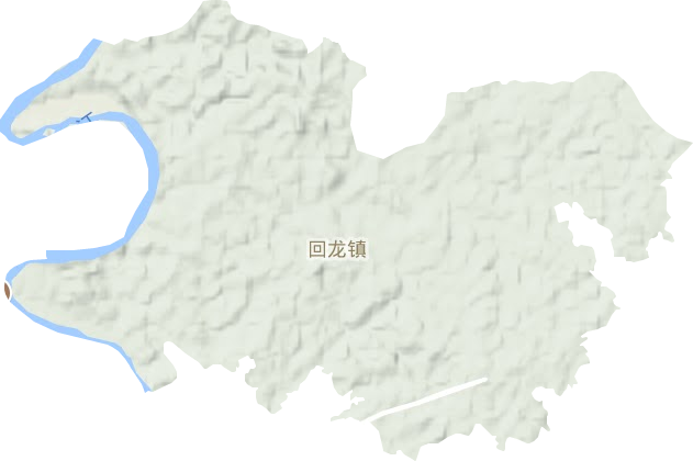 回龍鎮地形圖