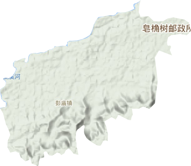 彭廟鎮地形圖