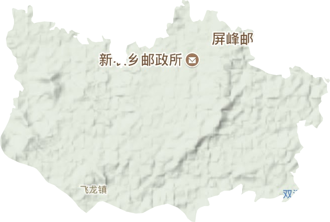 飛龍鎮地形圖