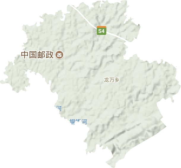 龍萬鄉地形圖