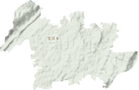 寶慶鄉地形圖