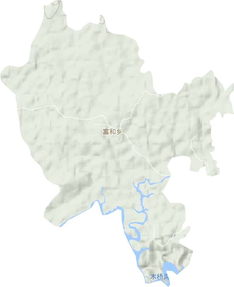 富和鄉地形圖