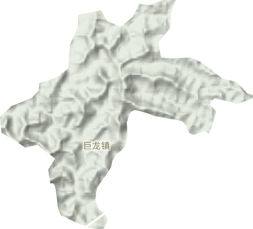巨龍鎮地形圖
