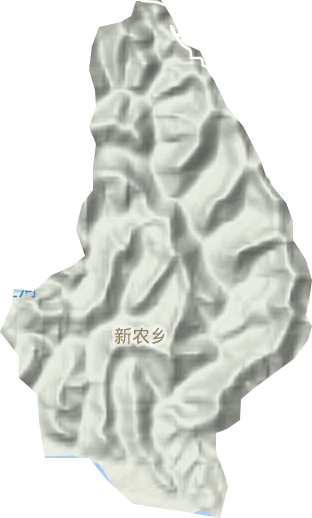 新農(nóng)鄉(xiāng)地形圖