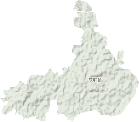 東聯鎮地形圖