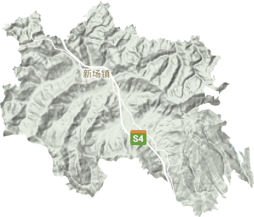 新場鎮地形圖
