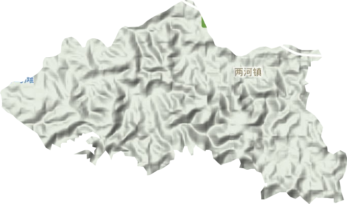 兩河鎮地形圖