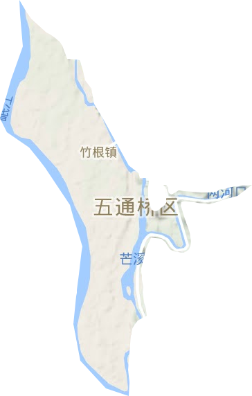 竹根鎮地形圖
