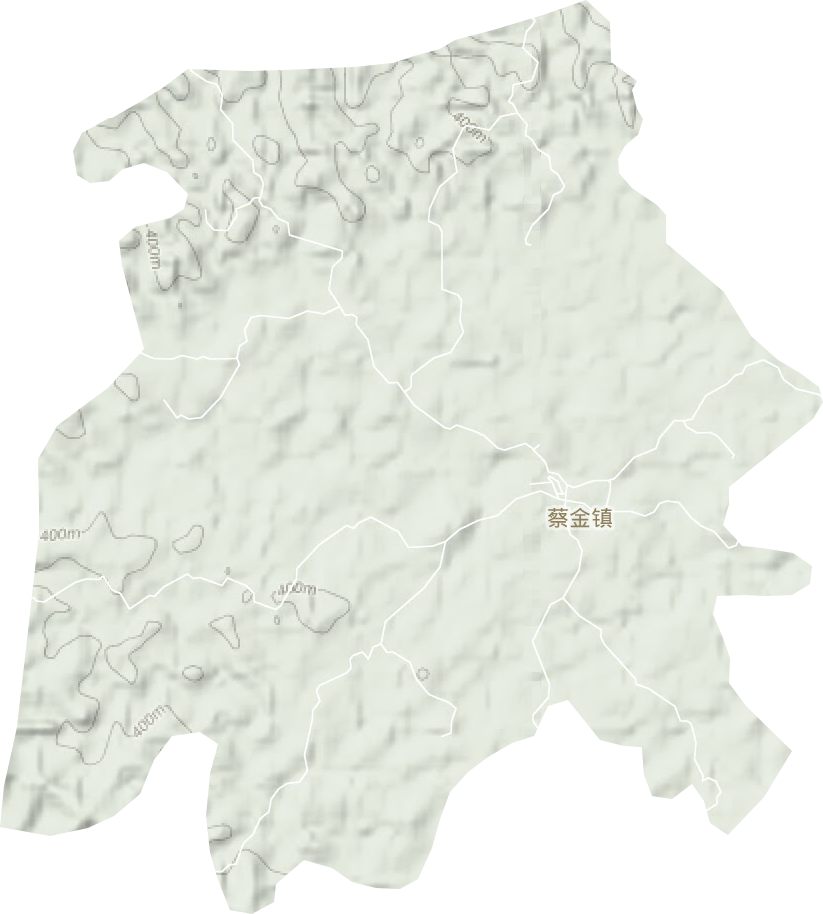 蔡金鎮地形圖