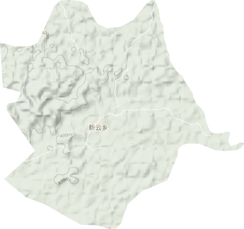 新云鄉地形圖
