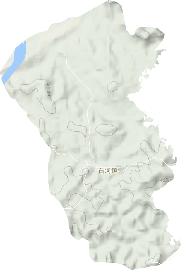 石河鎮(zhèn)地形圖