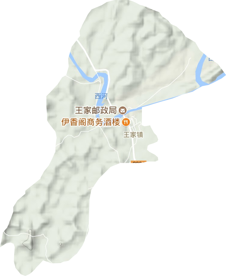 王家鎮地形圖