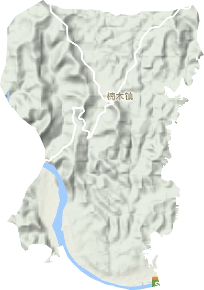楠木鎮地形圖