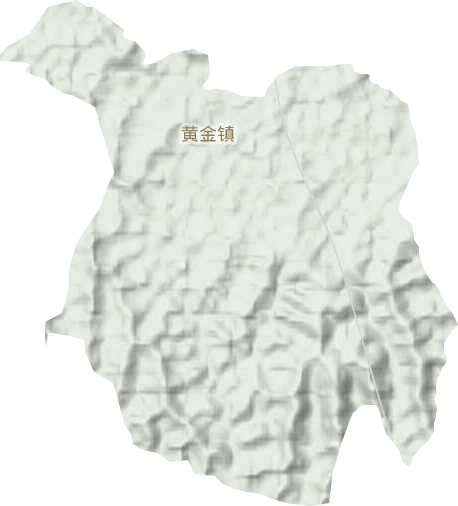 黃金鎮地形圖