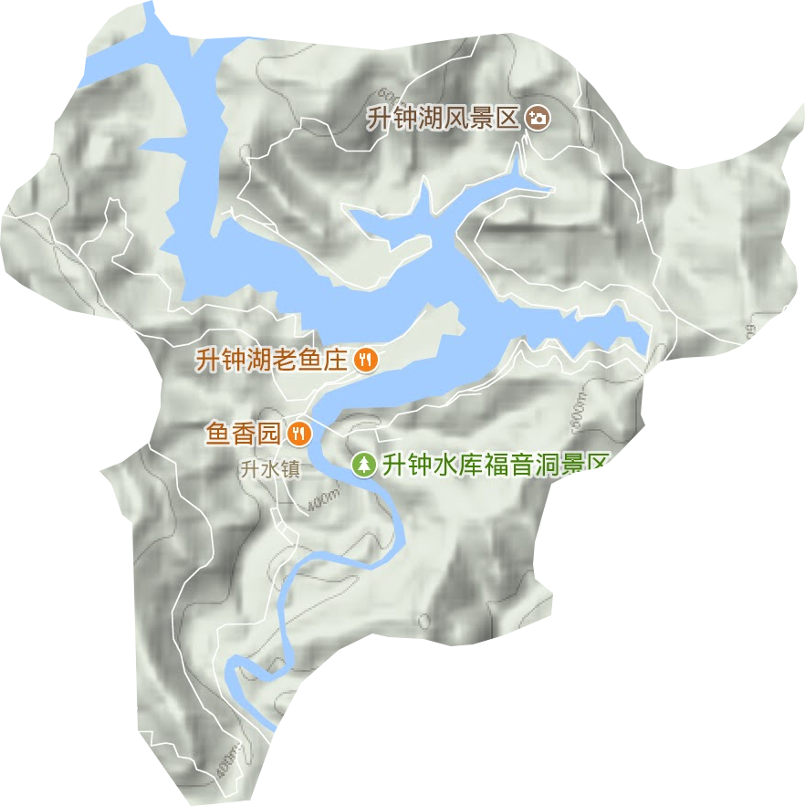 升水鎮地形圖