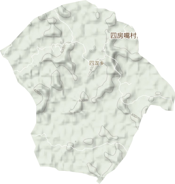 四龍鄉(xiāng)地形圖