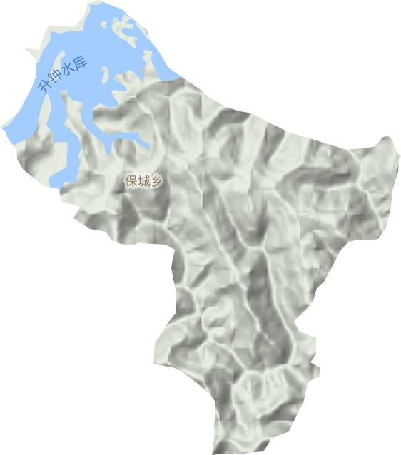 保城鄉地形圖