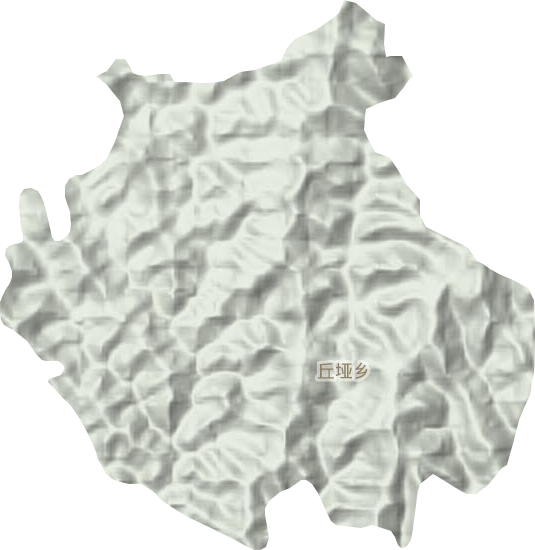 丘埡鄉(xiāng)地形圖