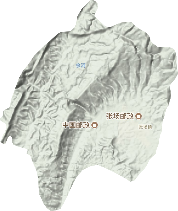 張場鎮地形圖
