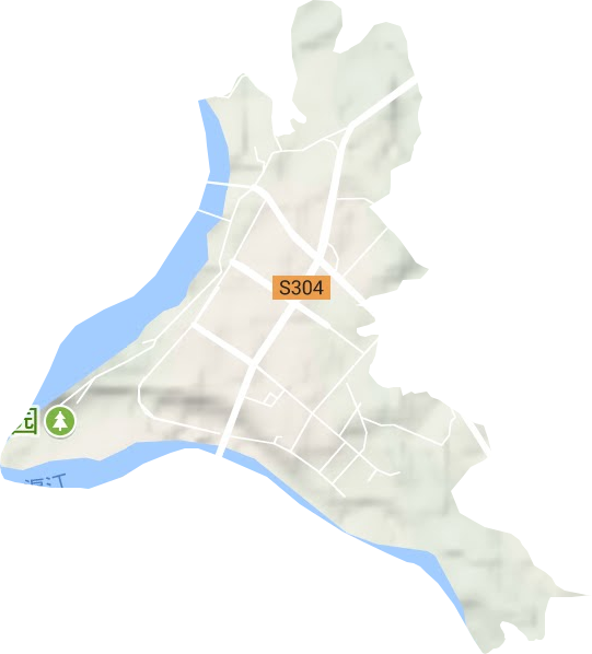 奎閣街道地形圖