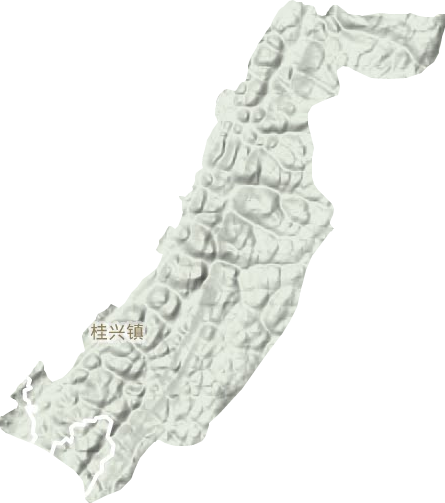 桂興鎮地形圖