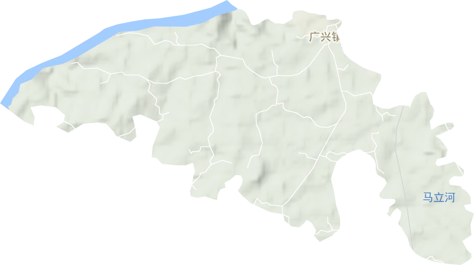 廣興鎮地形圖