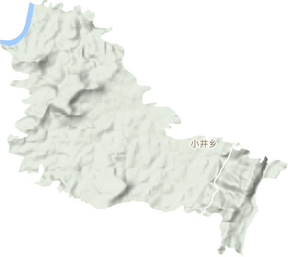 小井鄉地形圖