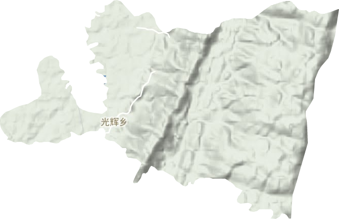 光輝鄉地形圖