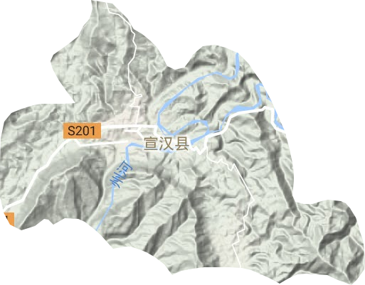 東鄉鎮地形圖