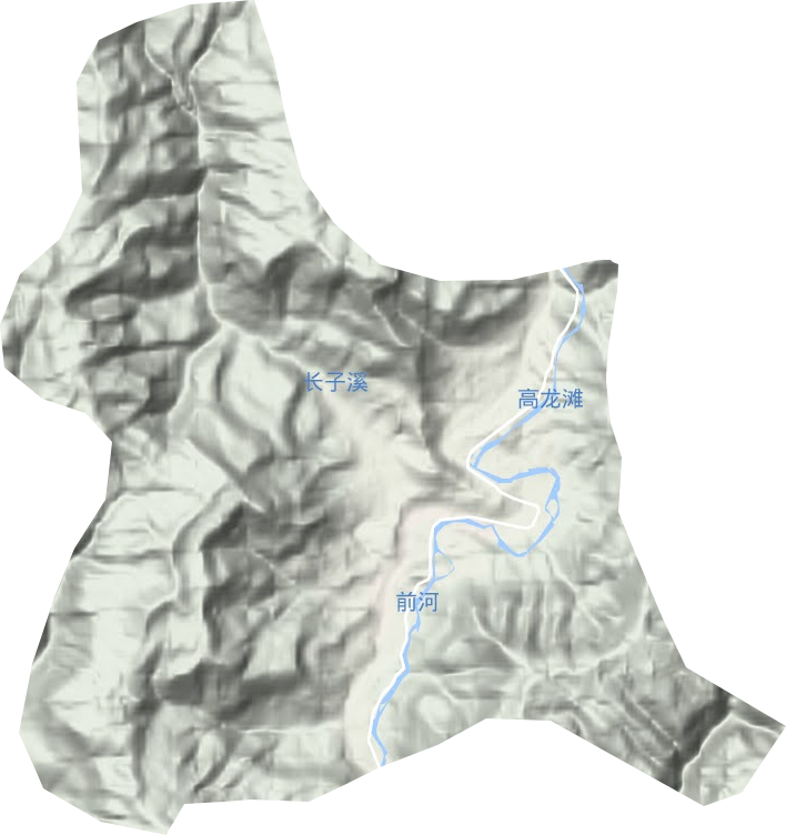 五寶鎮地形圖
